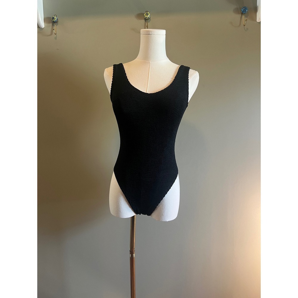 Bond-Eye Australia Black Authentic Crinkle One Piece Swimsuit XS-L NEW